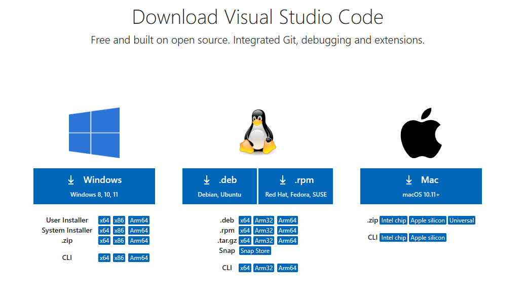 vscodeのインストール