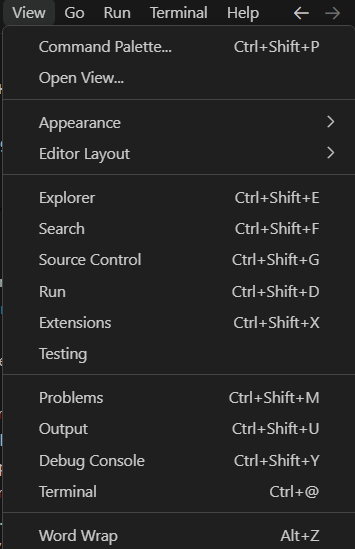 command paletteをクリック